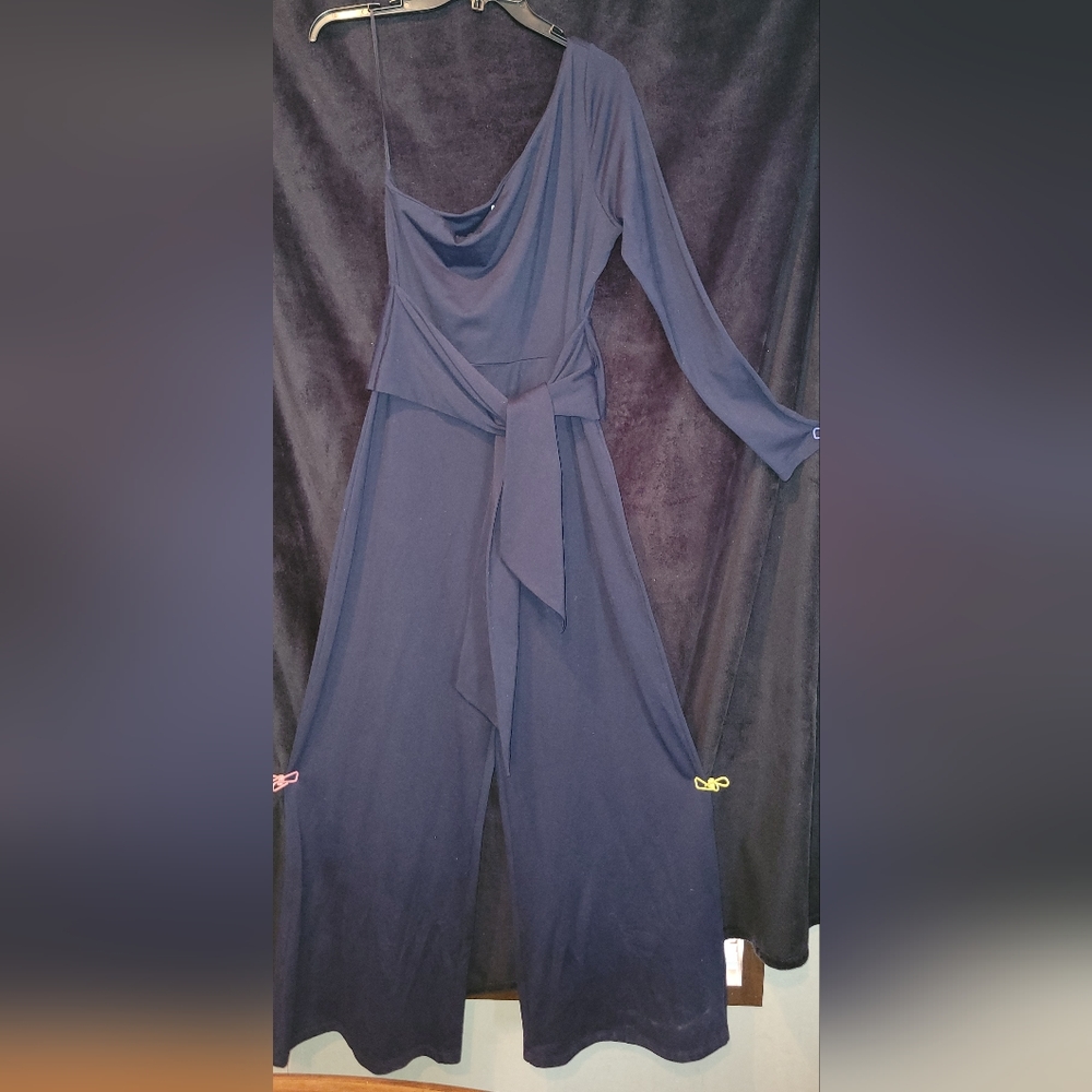 Susana Monaco One Shoulder Long maternity Jumpsuit 33